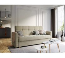 Dīvāns Lento Sofa Standard Dziļums: 85 cm, Guļamvietas platums: 115 cm, Platums: 215 cm, Augstums: 88 cm, Sēdvietas augstums: 50 cm, Sēdvietas dziļums: 57 cm, Guļamvietas garums: 190 cm, Pildījums: Bonell + poliuretāna putas (porolons), Apdare: audums, Dīvāna tips: taisni dīvāni, Ar veļas kasti: 1, izvelkamie: 1, Auduma numurs: Itaka 16, Izvilkšanas mehānisms: Automāts, Krāsa: krēma