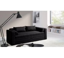 Dīvāns Euforia Sofa Standard Dziļums: 75 cm, Guļamvietas platums: 140 cm, Platums: 222 cm, Augstums: 77 cm, Sēdvietas augstums: 46 cm, Sēdvietas dziļums: 45 cm, Guļamvietas garums: 188 cm, Pildījums: HR putas, Apdare: audums, Dīvāna tips: taisni dīvāni, Ar veļas kasti: 1, izvelkamie: 1, Auduma numurs: Kronos 07, Krāsa: melns