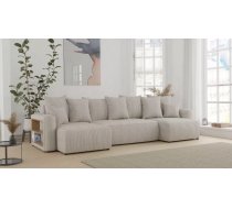 Dīvāns Solero U Comfort Standard Dziļums: 142 cm, Guļamvietas platums: 128 cm, Platums: 312 cm, Augstums: 73 cm, Sēdvietas augstums: 40 cm, Guļamvietas garums: 272 cm, Pildījums: Falista + augstas kvalitātes putas (porolons), Apdare: audums, Ar papildu spilveniem: 1, Dīvāna tips: u veida dīvāni, Ar veļas kasti: 1, izvelkamie: 1, Auduma numurs: Sztruks 03, Krāsa: gaiši bēšs