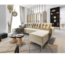 Dīvāns Palermo U standard Dziļums: 130 cm, Guļamvietas platums: 130 cm, Platums: 302 cm, Augstums: 92 cm, Sēdvietas augstums: 44 cm, Sēdvietas dziļums: 52 cm, Guļamvietas garums: 265 cm, Pildījums: Falista + augstas kvalitātes putas (porolons), Apdare: audums, Dīvāna tips: u veida dīvāni, Ar veļas kasti: 1, izvelkamie: 1, Auduma numurs: Itaka 16, Izvilkšanas mehānisms: Automāts, Krāsa: krēma