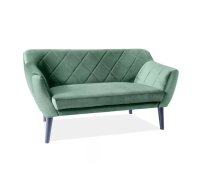 Dīvāns Karo 2 Velvet Dziļums: 75 cm, Platums: 140 cm, Augstums: 76 cm, Sēdvietas augstums: 42 cm, Sēdvietas dziļums: 54 cm, Apdare: audums, Dīvāna tips: taisni dīvāni, Auduma numurs: Bluvel 78, Kājiņu krāsa: Wenge, Krāsa: zaļš