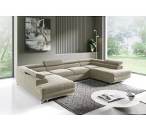 Dīvāns Corner 160 Premium standard Dziļums: 201 cm, Guļamvietas platums: 125 cm, Platums: 335 cm, Augstums: 72 cm, Sēdvietas augstums: 42 cm, Sēdvietas dziļums: 56 cm, Guļamvietas garums: 252 cm, Pildījums: Falista + augstas kvalitātes putas (porolons), Apdare: audums, funkcija "Relax": 1, Dīvāna tips: u veida dīvāni, Ar veļas kasti: 1, izvelkamie: 1, Auduma numurs: Monolith 02, Krāsa: krēma