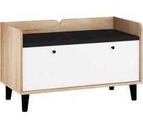Pufs Dolce DOL-22 Black Platums: 90 cm, Korpusa krāsa: sonoma, Elementu krāsa: balts + melns, Augstums: 54 cm, Materiāls: KSP + koks