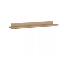 Plaukts Parilla P02 Platums: 150 cm, Augstums: 16 cm, Dziļums: 24 cm, Materiāls: MDF + LKSP + finieris, Plaukta tips: sienas, Sienas: 1, Virsma: mātēta, Plauktu skaits: 1, Krāsa: gaišs rieksts