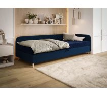 Dīvāns Miko Comfort Standard Atvēršanas puse: kreisā, Dziļums: 85 cm, Guļamvietas platums: 80 cm, Platums: 203 cm, Augstums: 75 cm, Sēdvietas augstums: 53 cm, Guļamvietas garums: 200 cm, Pildījums: Bonell + poliuretāna putas (porolons), Apdare: audums, Dīvāna tips: taisni dīvāni, Ar veļas kasti: 1, Auduma numurs: Riviera 81 + Lincoln 77, Krāsa: zila