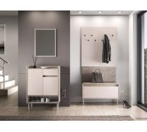 Komplekts Voco Set 2 Ar sēdekļi: 1, Dziļums: 34 cm, Augstums: 198 cm, Elementu skaits: 4, Korpusa krāsa: ozols cremona, Izgatavošanas materiāls: LKSP, Elementu krāsa: kašmīrs, Virsma: matēta, Ar spoguli: jā, Ar apavu plauktu: 1, Ar skapi: 1, Ar pakaramo: 1