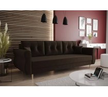Dīvāns Apollo Sofa standard Dziļums: 75 cm, Guļamvietas platums: 130 cm, Platums: 225 cm, Augstums: 90 cm, Sēdvietas augstums: 43 cm, Sēdvietas dziļums: 60 cm, Guļamvietas garums: 195 cm, Pildījums: Putas (porolons), Apdare: audums, Ar papildu spilveniem: 1, Dīvāna tips: taisni dīvāni, Ar veļas kasti: 1, izvelkamie: 1, Auduma numurs: Itaka 41, Krāsa: tumši brūns
