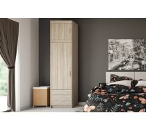 Skapis Elena 1D3S Premium Platums: 59.9 cm, Dziļums: 53 cm, Augstums: 245.5 cm, Izgatavošanas materiāls: laminēta KSP, Virsma: Matēta, Atvilktņu skaits: 3, Durvju skaits: 2, Ar atvilktnēm: 1, Ar spoguli: nē, ar plauktiem: 1, Krāsa: sonoma