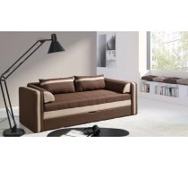 Dīvāns Euforia Sofa Standard Dziļums: 75 cm, Guļamvietas platums: 140 cm, Platums: 222 cm, Augstums: 77 cm, Sēdvietas augstums: 46 cm, Sēdvietas dziļums: 45 cm, Guļamvietas garums: 188 cm, Pildījums: HR putas, Apdare: audums, Dīvāna tips: taisni dīvāni, Ar veļas kasti: 1, izvelkamie: 1, Auduma numurs: Lux 12 + Lux 24, Krāsa: tumši brūns + bēšs