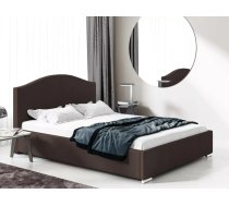 Gulta PK23 Basic ar stelāžu Guļamvietas platums: 90 cm, Guļamvietas garums: 200 cm, stelāžas tips: koka, Platums: 118 cm, Garums: 222 cm, Augstums: 103 cm, Apdares materiāls: audums, Augstums no grīdas līdz matracim (min): 35 cm, Ar resti: 1, Auduma nosaukums: Soro 28, Krāsa: tumši brūns