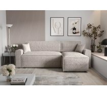Dīvāns Mira L Bis Anthology Standard Dziļums: 140 cm, Guļamvietas platums: 130 cm, Platums: 231 cm, Augstums: 90 cm, Sēdvietas augstums: 43 cm, Sēdvietas dziļums: 52 cm, Guļamvietas garums: 201 cm, Pildījums: Falista atsperes + HR putas, Apdare: audums, Ar papildu spilveniem: 1, Dīvāna tips: stūra dīvāni, Ar veļas kasti: 1, izvelkamie: 1, Auduma numurs: Anthology 01, Izvilkšanas mehānisms: Automāts DL, Krāsa: bēšs