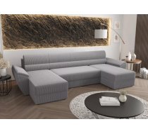Dīvāns Rebi U2 Standard Dziļums: 140 cm, Guļamvietas platums: 130 cm, Platums: 321 cm, Augstums: 88 cm, Sēdvietas augstums: 39 cm, Sēdvietas dziļums: 50 cm, Guļamvietas garums: 270 cm, Pildījums: Poliuretāna putas (porolons), Apdare: audums, Dīvāna tips: u veida dīvāni, Ar veļas kasti: 1, izvelkamie: 1, Auduma numurs: Poso 110, Krāsa: pelēks