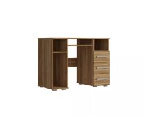 Galds Maximus M31 Garums: 100 cm, Augstums: 76 cm, Platums: 50 cm, Izgatavošanas materiāls: MDF + finieris, Forma: taisnstūra, Plaukts sistēmas blokam: 1, Virsma: matēta, Ar tastatūras plauktu: 1, Ar plauktiem: 1, Ar atvilktnēm: 1, Krāsa: ozols