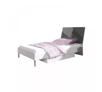 Gulta Raj 3 90x200 ar stelāžu Guļamvietas platums: 90 cm, Korpusa krāsa: balts, Guļamvietas garums: 200 cm, Platums: 94 cm, Garums: 220 cm, Elementu krāsa: pelēks, Augstums: 91 cm, Matrača nepieciešamais augstums: 15 cm, Ar veļas kasti: 1, Augstums no grīdas līdz matracim (min): 31 cm, Ar resti: 1, Izgatavošanas materiāls: laminēta MDF plātne