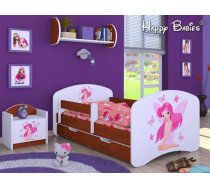 Komplekts Happy Zestaw 10 Korpusa krāsa: balts, Elementu krāsa: kalvadoss, Guļamvietas platums: 80 cm, Guļamvietas garums: 160 cm, Elementu skaits: 3, Izgatavošanas materiāls: MDF, Ar plauktu: 1, Ar resti: 1, Ar matraci (-čiem): 1