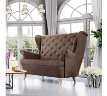 Dīvāns Sofa Uszak Standard Dziļums: 72 cm, Platums: 142 cm, Augstums: 108 cm, Sēdvietas augstums: 42 cm, Pildījums: Falista + augstas elastības putas (porolons), Apdare: audums, Dīvāna tips: taisni dīvāni, Auduma numurs: Cosmic 800, Krāsa: brūns