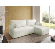 Dīvāns Valencia Premium standard Dziļums: 145 cm, Guļamvietas platums: 123 cm, Platums: 212 cm, Augstums: 95 cm, Sēdvietas augstums: 40 cm, Sēdvietas dziļums: 60 cm, Guļamvietas garums: 198 cm, Pildījums: Falista + augstas kvalitātes putas (porolons), Apdare: audums, Ar papildu spilveniem: 1, Dīvāna tips: stūra dīvāni, Ar veļas kasti: 1, izvelkamie: 1, Auduma numurs: Abriamo 04, Izvilkšanas mehānisms: Automāts MOS, Krāsa: Balts krēms