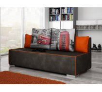 Dīvāns Cosmo Lux standard Platums: 200 cm, Dīvāna tips: taisni dīvāni, Augstums: 90 cm, Sēdvietas augstums: 45 cm, Sēdvietas dziļums: 50 cm, Guļamvietas garums: 200 cm, Guļamvietas platums: 140 cm, Pildījums: Bonell atsperes + putas (porolons), Apdare: au