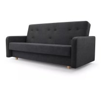 Dīvāns Kasia Sofa Standard Dziļums: 95 cm, Guļamvietas platums: 120 cm, Platums: 202 cm, Augstums: 92 cm, Guļamvietas garums: 189 cm, Pildījums: Bonell + poliuretāna putas (porolons), Apdare: audums, Dīvāna tips: taisns dīvāns, Ar veļas kasti: 1, izvelkamie: 1, Auduma numurs: Vena 20, Izvilkšanas mehānisms: Automāts, Krāsa: melns