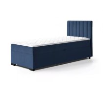 Gulta Eryk 90x200 Boxspring Standard Guļamvietas platums: 90 cm, Guļamvietas garums: 200 cm, Platums: 94 cm, Garums: 207 cm, Augstums: 105 cm, Apdares materiāls: audums, Ar veļas kasti: 1, Augstums no grīdas līdz matracim (min): 58 cm, Ar matraci: 1, Kontinentālas: 1, Auduma nosaukums: Mono 242, Krāsa: zila
