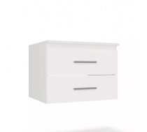 Vannas istabas skapītis Nel Virsma: matēta, Platums: 60 cm, Augstums: 45 cm, Dziļums: 50 cm, Materiāls: LKSP, Sienas: 1, Ar spoguli: nē, Priekš izlietnes: 1, Krāsa: balts