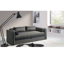 Dīvāns Euforia Sofa Standard Dziļums: 75 cm, Guļamvietas platums: 140 cm, Platums: 222 cm, Augstums: 77 cm, Sēdvietas augstums: 46 cm, Sēdvietas dziļums: 45 cm, Guļamvietas garums: 188 cm, Pildījums: HR putas, Apdare: audums, Dīvāna tips: taisni dīvāni, Ar veļas kasti: 1, izvelkamie: 1, Auduma numurs: Kronos 15 + Paros 06, Krāsa: pelēks + grafīts