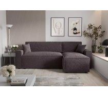 Dīvāns Mira L Bis Anthology Standard Dziļums: 140 cm, Guļamvietas platums: 130 cm, Platums: 231 cm, Augstums: 90 cm, Sēdvietas augstums: 43 cm, Sēdvietas dziļums: 52 cm, Guļamvietas garums: 201 cm, Pildījums: Falista atsperes + HR putas, Apdare: audums, Ar papildu spilveniem: 1, Dīvāna tips: stūra dīvāni, Ar veļas kasti: 1, izvelkamie: 1, Auduma numurs: Anthology 18, Izvilkšanas mehānisms: Automāts DL, Krāsa: grafīts