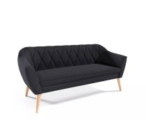 Dīvāns Sofa 183 standard Dziļums: 74 cm, Platums: 180 cm, Augstums: 75 cm, Pildījums: Poliuretāna putas (porolons), Apdare: audums, Dīvāna tips: taisni dīvāni, Auduma numurs: Velluto 20, Krāsa: melna