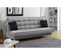 Dīvāns Bono Comfort standard Dziļums: 91 cm, Guļamvietas platums: 118 cm, Platums: 199 cm, Augstums: 91 cm, Sēdvietas augstums: 45 cm, Sēdvietas dziļums: 56 cm, Guļamvietas garums: 199 cm, Pildījums: Bonell + poliuretāna putas (porolons), Apdare: audums, Ar papildu spilveniem: 1, Dīvāna tips: taisni dīvāni, Ar veļas kasti: 1, izvelkamie: 1, Auduma numurs: Twist 20 + Kronos 07, Izvilkšanas mehānisms: klik klak, Krāsa: pelēks