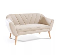 Dīvāns Sofa Flora 205 standard Dziļums: 71 cm, Platums: 150 cm, Augstums: 75 cm, Sēdvietas augstums: 40 cm, Sēdvietas dziļums: 52 cm, Pildījums: Falista + augstas kvalitātes putas (porolons), Apdare: audums, Dīvāna tips: taisni dīvāni, Auduma numurs: Velluto 02, Kājiņu krāsa: dabīgs, Krāsa: gaiši bēšs