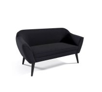 Dīvāns Sofa 188 standard Dziļums: 71 cm, Platums: 150 cm, Augstums: 75 cm, Sēdvietas augstums: 40 cm, Sēdvietas dziļums: 52 cm, Pildījums: Poliuretāna putas (porolons), Apdare: audums, Dīvāna tips: taisni dīvāni, Auduma numurs: Velluto 20, Krāsa: melns