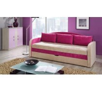 Dīvāns Tenus Sofa Standard Dziļums: 76 cm, Guļamvietas platums: 140 cm, Platums: 208 cm, Augstums: 86 cm, Sēdvietas augstums: 46 cm, Sēdvietas dziļums: 48 cm, Guļamvietas garums: 188 cm, Pildījums: HR putas, Apdare: audums, Dīvāna tips: taisni dīvāni, Ar veļas kasti: 1, izvelkamie: 1, Auduma numurs: Ibiza 03 + Ibiza 21, Krāsa: bēšs + rozā