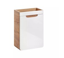 Vannas istabas skapītis Aruba White 826 Virsma: matēta + spīdīga, Platums: 40 cm, Augstums: 60 cm, Dziļums: 22 cm, Korpusa krāsa: ozols kraft zelts, Materiāls: MDF + LKSP + PVH, Elementu krāsa: balts, Sienas: 1, Ar spoguli: nē, Priekš izlietnes: 1