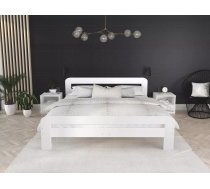 Gulta Dallas MDF ar stelāžu Guļamvietas platums: 140 cm, Guļamvietas garums: 200 cm, stelāžas tips: koka, Platums: 148 cm, Garums: 206 cm, Augstums: 64 cm, Ar resti: 1, Virsma: matēta, Izgatavošanas materiāls: MDF plātne, Krāsa: balts