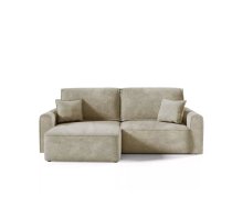 Dīvāns Loretto L Mini Premium Standard Dziļums: 158 cm, Guļamvietas platums: 135 cm, Platums: 240 cm, Augstums: 88 cm, Sēdvietas augstums: 38 cm, Sēdvietas dziļums: 70 cm, Guļamvietas garums: 200 cm, Pildījums: Poliuretāna putas (porolons), Apdare: audums, Ar papildu spilveniem: 1, Dīvāna tips: stūra dīvāni, Ar veļas kasti: 1, izvelkamie: 1, Auduma numurs: Abriamo 02, Izvilkšanas mehānisms: Automāts, Krāsa: brūns