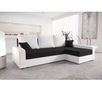 Dīvāns Chievo Standard Dziļums: 140 cm, Guļamvietas platums: 130 cm, Platums: 231 cm, Augstums: 90 cm, Sēdvietas augstums: 40 cm, Sēdvietas dziļums: 52 cm, Guļamvietas garums: 201 cm, Pildījums: Falista + augstas kvalitātes putas (porolons), Apdare: audums, Ar papildu spilveniem: 1, Dīvāna tips: stūra dīvāni, Ar veļas kasti: 1, izvelkamie: 1, Auduma numurs: Rainbow 15+31, Krāsa: melns + balts