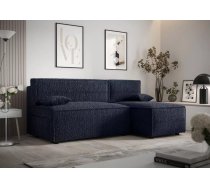 Dīvāns Mira L Anthology Standard Dziļums: 140 cm, Guļamvietas platums: 125 cm, Platums: 200 cm, Augstums: 90 cm, Sēdvietas augstums: 43 cm, Sēdvietas dziļums: 52 cm, Guļamvietas garums: 200 cm, Pildījums: Falista atsperes + HR putas, Apdare: audums, Ar papildu spilveniem: 1, Dīvāna tips: stūra dīvāni, Ar veļas kasti: 1, izvelkamie: 1, Auduma numurs: Anthology 14, Izvilkšanas mehānisms: Automāts DL, Krāsa: tumši zils