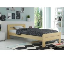 Gulta Dallas Classic ar stelāžu Guļamvietas platums: 90 cm, Guļamvietas garums: 200 cm, stelāžas tips: koka, Platums: 98 cm, Garums: 206 cm, Augstums: 64 cm, Augstums no grīdas līdz matracim (min): 42 cm, Ar resti: 1, Ar matraci: 1, Izgatavošanas materiāls: dabīgs koks (priede), Krāsa: priede