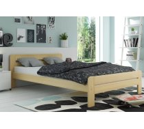 Gulta Dallas Classic ar stelāžu Guļamvietas platums: 140 cm, Guļamvietas garums: 200 cm, stelāžas tips: koka, Platums: 148 cm, Garums: 206 cm, Augstums: 64 cm, Augstums no grīdas līdz matracim (min): 42 cm, Ar resti: 1, Ar matraci: 1, Izgatavošanas materiāls: dabīgs koks (priede), Krāsa: priede