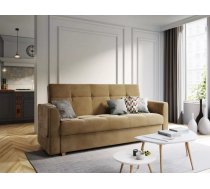 Dīvāns Lento Sofa Standard Dziļums: 85 cm, Guļamvietas platums: 115 cm, Platums: 215 cm, Augstums: 88 cm, Sēdvietas augstums: 50 cm, Sēdvietas dziļums: 57 cm, Guļamvietas garums: 190 cm, Pildījums: Bonell + poliuretāna putas (porolons), Apdare: audums, Dīvāna tips: taisni dīvāni, Ar veļas kasti: 1, izvelkamie: 1, Auduma numurs: Itaka 48, Izvilkšanas mehānisms: Automāts, Krāsa: tumši bēšs