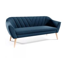 Dīvāns Sofa Flora 206 standard Dziļums: 71 cm, Platums: 185 cm, Augstums: 75 cm, Sēdvietas augstums: 40 cm, Sēdvietas dziļums: 52 cm, Pildījums: Falista + augstas kvalitātes putas (porolons), Apdare: audums, Dīvāna tips: taisni dīvāni, Auduma numurs: Velluto 11, Kājiņu krāsa: dabīgs, Krāsa: zils
