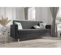 Dīvāns Melisa Sofa Standard Dziļums: 80 cm, Guļamvietas platums: 110 cm, Platums: 216 cm, Augstums: 98 cm, Sēdvietas augstums: 45 cm, Sēdvietas dziļums: 53 cm, Guļamvietas garums: 190 cm, Pildījums: Bonell + poliuretāna putas (porolons), Apdare: audums, Dīvāna tips: taisni dīvāni, Ar veļas kasti: 1, izvelkamie: 1, Auduma numurs: Riviera 95, Izvilkšanas mehānisms: Automāts, Krāsa: pelēks