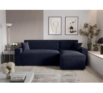 Dīvāns Mira L Bis Anthology Standard Dziļums: 140 cm, Guļamvietas platums: 130 cm, Platums: 231 cm, Augstums: 90 cm, Sēdvietas augstums: 43 cm, Sēdvietas dziļums: 52 cm, Guļamvietas garums: 201 cm, Pildījums: Falista atsperes + HR putas, Apdare: audums, Ar papildu spilveniem: 1, Dīvāna tips: stūra dīvāni, Ar veļas kasti: 1, izvelkamie: 1, Auduma numurs: Anthology 14, Izvilkšanas mehānisms: Automāts DL, Krāsa: tumši zils