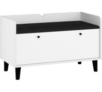 Pufs Dolce DOL-22 Black Platums: 90 cm, Korpusa krāsa: balts, Elementu krāsa: balts + melns, Augstums: 54 cm, Materiāls: KSP + koks