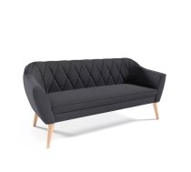 Dīvāns Sofa 183 standard Dziļums: 74 cm, Platums: 180 cm, Augstums: 75 cm, Pildījums: Poliuretāna putas (porolons), Apdare: audums, Dīvāna tips: taisni dīvāni, Auduma numurs: Velluto 19, Krāsa: grafīts