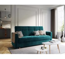 Dīvāns Lento Sofa Standard Dziļums: 85 cm, Guļamvietas platums: 115 cm, Platums: 215 cm, Augstums: 88 cm, Sēdvietas augstums: 50 cm, Sēdvietas dziļums: 57 cm, Guļamvietas garums: 190 cm, Pildījums: Bonell + poliuretāna putas (porolons), Apdare: audums, Dīvāna tips: taisni dīvāni, Ar veļas kasti: 1, izvelkamie: 1, Auduma numurs: Itaka 39, Izvilkšanas mehānisms: Automāts, Krāsa: tirkīzs
