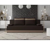 Dīvāns Toledo Sofa Standard Dziļums: 80 cm, Guļamvietas platums: 135 cm, Platums: 200 cm, Augstums: 89 cm, Sēdvietas augstums: 39 cm, Sēdvietas dziļums: 60 cm, Guļamvietas garums: 200 cm, Pildījums: Poliuretāna putas (porolons), Apdare: audums, Ar papildu spilveniem: 1, Dīvāna tips: taisni dīvāni, Ar veļas kasti: 1, izvelkamie: 1, Auduma numurs: Rainbow 41 + 05, Krāsa: tumši brūns + gaiši brūns