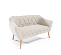 Dīvāns Sofa 182 standard Dziļums: 72 cm, Platums: 141 cm, Augstums: 75 cm, Sēdvietas augstums: 42 cm, Sēdvietas dziļums: 50 cm, Pildījums: Poliuretāna putas (porolons), Apdare: audums, Dīvāna tips: taisni dīvāni, Auduma numurs: Velluto 01, Kājiņu krāsa: dabīgs, Krāsa: krēma