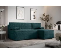 Dīvāns Mira L Anthology Standard Dziļums: 140 cm, Guļamvietas platums: 125 cm, Platums: 200 cm, Augstums: 90 cm, Sēdvietas augstums: 43 cm, Sēdvietas dziļums: 52 cm, Guļamvietas garums: 200 cm, Pildījums: Falista atsperes + HR putas, Apdare: audums, Ar papildu spilveniem: 1, Dīvāna tips: stūra dīvāni, Ar veļas kasti: 1, izvelkamie: 1, Auduma numurs: Anthology 13, Izvilkšanas mehānisms: Automāts DL, Krāsa: tumšs tirkīzs