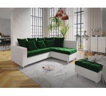 Dīvāns Aron Comfort Standard Platums: 240 cm, Izvēlieties stūra novietojumu: Pa labi, Dīvāna tips: stūra dīvāni, Augstums: 80 cm, Guļamvietas garums: 200 cm, Guļamvietas platums: 148 cm, Pildījums: Falista + putas (porolons), Apdare: audums + eko āda, Ar 